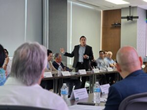 Presenta Alan Falomir proyectos hídricos al Consejo Coordinador Empresarial